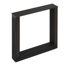 Bankgestell TAB 430x420 mm Stahl Used Look Tischbein Tischkufe B-Ware