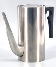Edle Stelton Edelstahl Kaffeekanne Arne Jacobsen Cylinda Line Danish Design (AP)