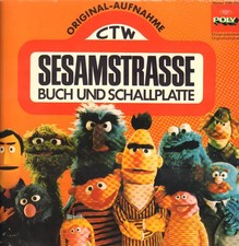 Sesamstrasse Buch und Schallplatte GATEFOLD + BOOKLET Poly Vinyl LP