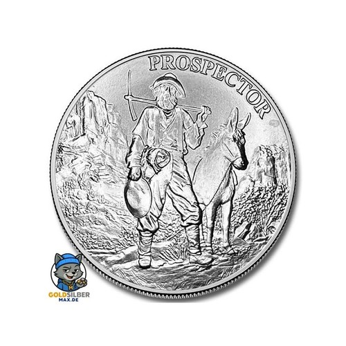 Unze silber round prospector - 1,
