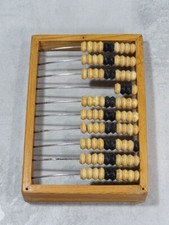 ABAKUS Russisches Rechenbrett, Holz-Rechenmaschine Stschoty 20,5 x 30,5cm