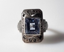 Bezaubernder alter Silberring-