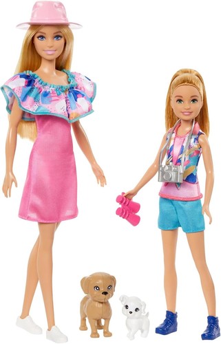 Barbie und jüngere schwester - und,