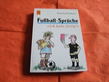 Mini-Buch , Heyne Mini ,  wie neu , Fußball-Sprüche , " Ich habe fertig "