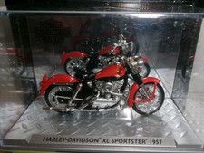 Harley Davidson XL Sportster 1957 Rot - Schwarz Topmodell  1:24 Altaya