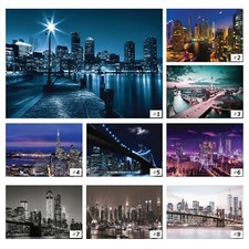 Fototapete Stadt in der Nacht