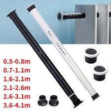 Teleskopstange 50-410 Gardinenstange Ohne Bohren Duschvorhangstange Klemmstange