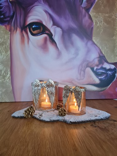 Windlicht aurum glas metall - windlicht,