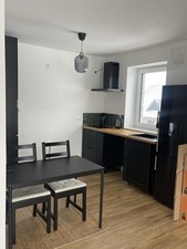 Küchenzeile Schwarz Mit