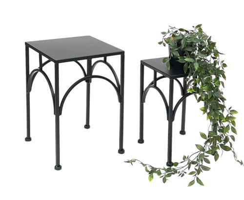 Blumenhocker metall schwarz - blumenhocker,