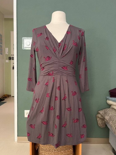 Boden kleid 38 grau - gr.,