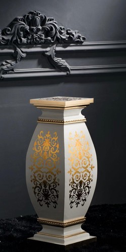 Keramik säule elfenbein mit - keramik,