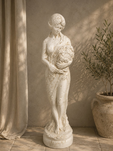 Figur antik designe - antik, blumen