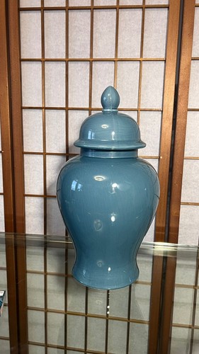 Große keramik vase mit - keramik,