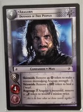 LOTR TCG ! ARAGORN DEFENDER OF FREE PEOPLES 6R50 ! ENTS OF FANGORN !