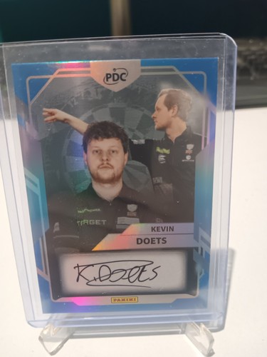 Panini darts kevin doets auto - darts,