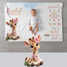 Baby Meilenstein Decke