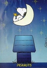 Peanuts, Snoopy & Woodstock: Moon | US Import Poster 68 x 98 cm