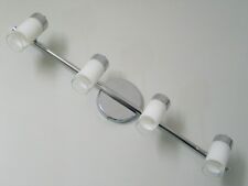 Strahlerserie Spot Chrom + Glas 3-4 flammig Deckenleuchte Wandspot