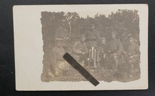 Foto Wk1 Portrait Granatwerfer Kompanie Feld Front Soldaten Geschütz Stellung