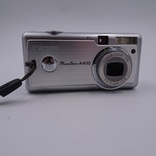 Canon PowerShot A400 Digitalkamera Digicam Silber 3.2 MP Zustand gut