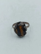 925 Silber Ring mit Tigerauge
