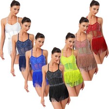 Damen Bodysuit Tanz Kleid