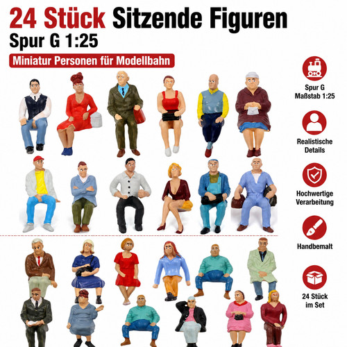 Stück spur 25 sitzende - stück, 1:25