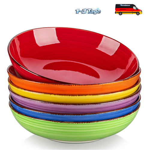 6er set suppenschalen steingut - suppenschalen,