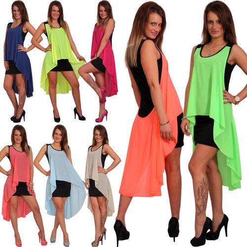 Kleid mini vokuhila - vokuhila, minikleid