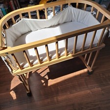 Babybay Beistellbett Holzoptik mit Nestchen