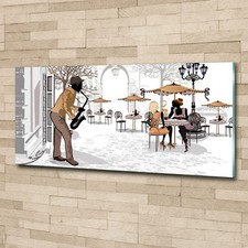 Glas-Bild Wandbilder Druck auf