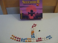DIE SIEDLER VON CATAN ERSATZTEILE SEEFAHRER 1 KOMPLETTES SET SCHIFFCHEN HOLZ