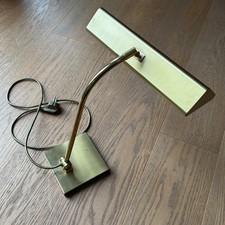 Elegante Klavierleuchte Messing