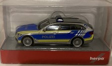 HERPA 096706 BMW 520d TOURING AUTOBAHNPOLIZEI NIEDERSACHSEN SILBER/BLAU DESIGN