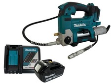 Makita DGP 180 Akku-Fettpresse mit Akku 5 Ah und Ladegerät DC18RC