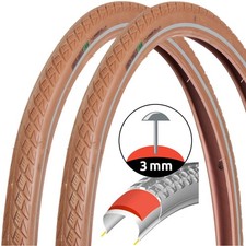 2x Set Fahrrad-Reifen Braun