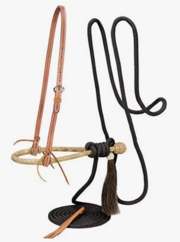Bitless hackamore rawhide - bitless,