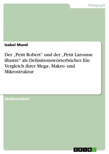 Der petit robert - der, und