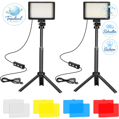 Videolicht pack dimmbare usb - 2-pack,