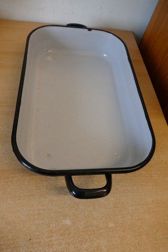 Auflaufform emaille - xl, auflaufform,