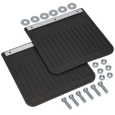 2x Schmutzfänger 260x260mm Schmutzlappen Spritzschutz Anhänger Trailer LKW PKW