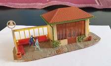 H0, 1/87, Faller, AMS, Bushaltestelle,m.Figuren, 60er Jahre