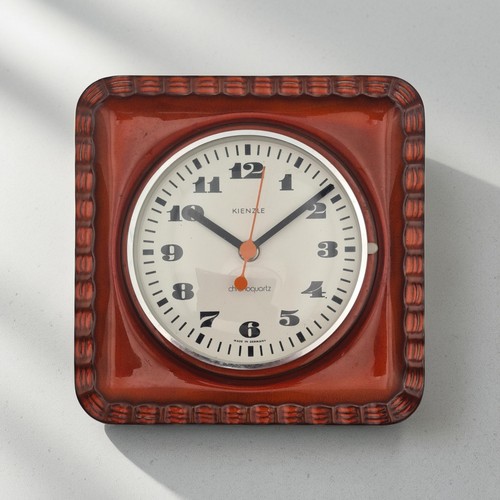 Vintage keramik wanduhr - vintage,