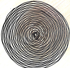 Schale Metallschale rund 46 cm schwarz Dekoration Obstschale Großer Teller