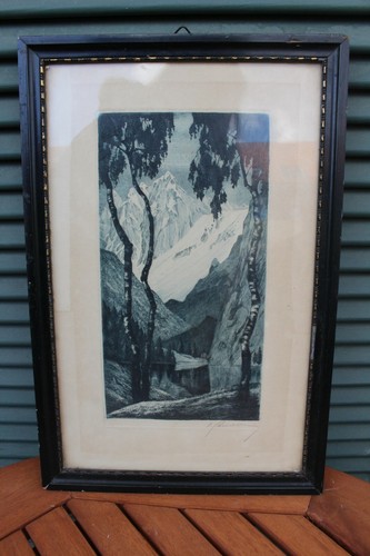 Radierung landschaft antik - landschaft,