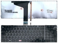 DE - Schwarz Tastatur mit