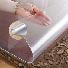 Tischdecke Transparent Leicht Mattiert Tischfolie Premiumqualität