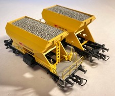 ROCO 76154 2er Set Schotterwagen der SBB AC und DC Achsen gebr. sehr guter Zust.