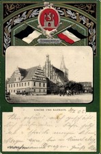 Präge Wappen Passepartout Ak